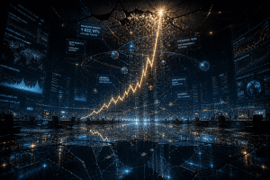 График PLTR 2024–2026: рост с $20 до $147, коррекция на 20% и отскок после отчёта