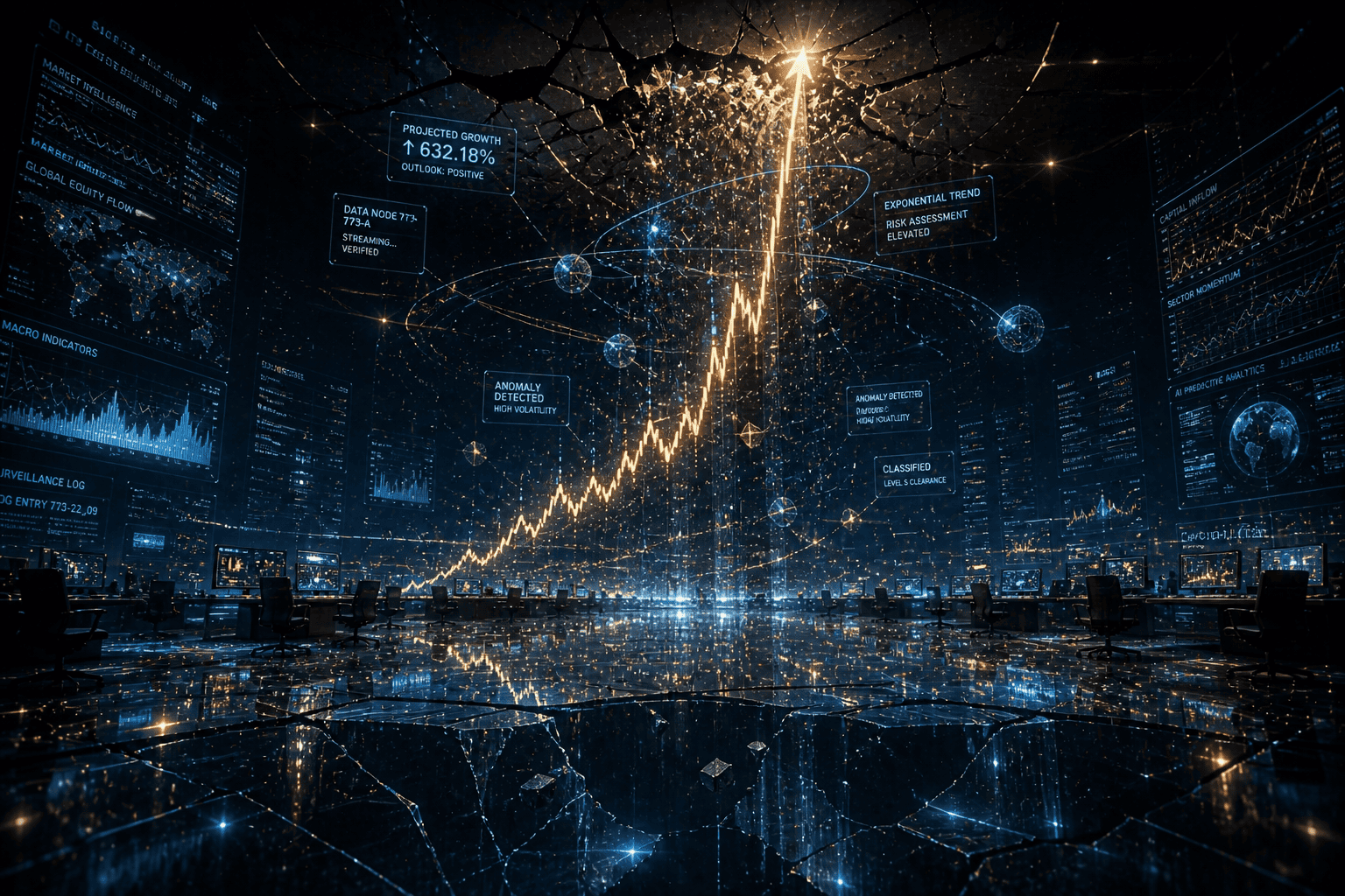 График PLTR 2024–2026: рост с $20 до $147, коррекция на 20% и отскок после отчёта